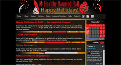 Desktop Screenshot of hauntedhallinfo.com